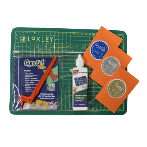 Kit Base Gyro-Cut PRO. Completo Di Uno Strumento Gyro-Cut PRO, Lama Per Carta Standard Cut E Un Flacone Da 50 Ml Di Adesivo Sticky Mat - Italia - Foto 1