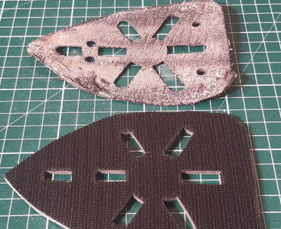 6 x Replacement Hook Pads with 3mm foam backing for detail sanders and palm sanders
