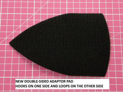 1 x Hook and Loop ADAPTOR PAD with hooks one side and loops on the other