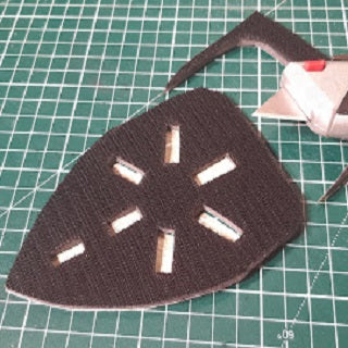 2 x Replacement Hook Pads with 3mm foam backing for detail sanders and palm sanders